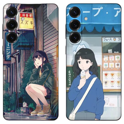 日系北海道少女孩可爱适用于三星s25ultra磨砂软pro手机壳edge套