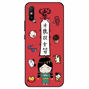 永吃不胖人见人爱符适用红米9_9a_9c_note9_9t_10a磨砂手机壳定制