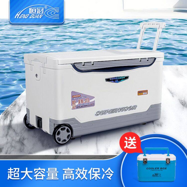恒冠新款海钓钓箱68L大型钓鱼箱