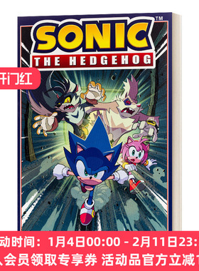 英文原版Sonic The Hedgehog  Vol. 4 Infection 刺猬索尼克第四卷 感染 音速小子 英文版 进口英语原版书籍