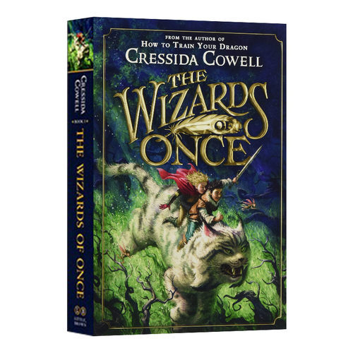 英文原版 The Wizards of Once 远古魔法师1 美版 驯龙高手作者 青少年英语课外读物 英文版