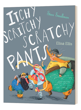 华研原版 英文原版 Itchy Scritchy Scratchy Pan 痒痒的裤子 儿童绘本 故事图画书 英文版 进口英语原版书籍
