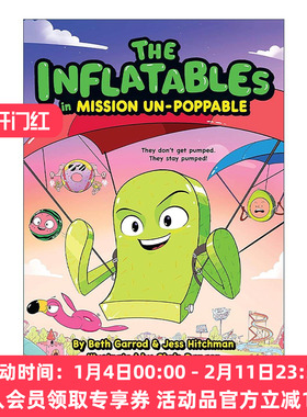 英文原版 The Inflatables In Mission Un-Poppable 充气艇大作战3 图像小说 英文版 进口英语原版书籍