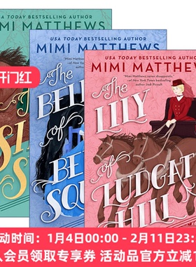 英文原版 Belles of London 伦敦美人系列1-3册 维多利亚时期浪漫小说 Mimi Matthews 英文版 进口英语原版书籍