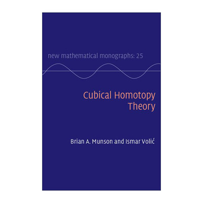现货 英文原版 Cubical Homotopy Theory 立方体同伦理论 剑桥数学专著系列 英文版 进口英语原版书籍