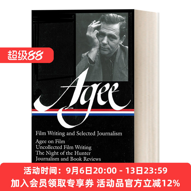 英文原版 James Agee 詹姆斯·艾吉 电影写作和精选新闻报道 普利策奖得主 精装美国文库 英文版 进口英语原版书籍