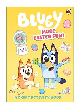 英文原版 Bluey More Easter Fun Craft Book 小蓝狗布鲁伊 复活节乐趣 手工活动书 英文版 进口英语原版书籍
