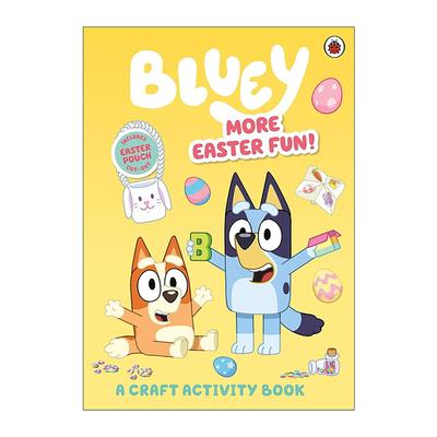 英文原版 Bluey More Easter Fun Craft Book 小蓝狗布鲁伊 复活节乐趣 手工活动书 英文版 进口英语原版书籍