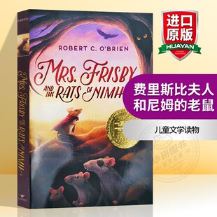 小说 进口英语课外阅读书籍 儿童文学读物 Rats 老鼠 英文原版 Frisby Mrs. 纽伯瑞金奖 费里斯比夫人和尼姆 and Nimh the
