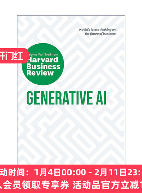 英文原版 Generative AI The Insights You Need from Harvard Business Review 生成式人工智能 哈佛商业评论洞察力系列 英文版