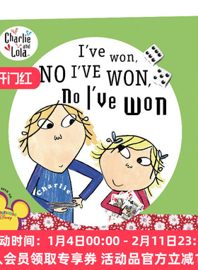 英文原版绘本 Charl&Lola I've Won No I've Won No I've Won 不我赢了 查理与劳拉系列绘本 英文版 进口英语原版书籍