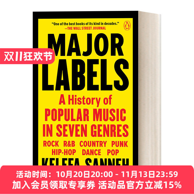英文原版 Major Labels 大厂牌 七种类型的美国流行音乐史 摇滚乐 Kelefa Sanneh 英文版 进口英语原版书籍