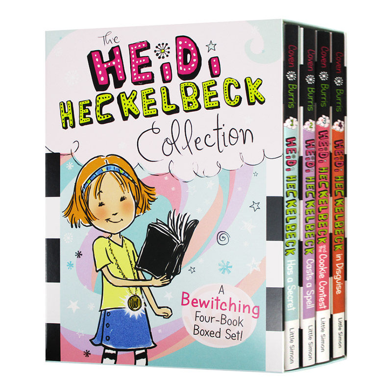 小女巫海蒂1-4册 英文原版 The Heidi Heckelbeck Collection 1 儿童校园故事 幽默逗趣 英文版进口英语插图桥梁章节书