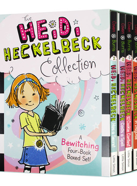 小女巫海蒂1-4册 英文原版 The Heidi Heckelbeck Collection 1 儿童校园故事 幽默逗趣 英文版进口英语插图桥梁章节书