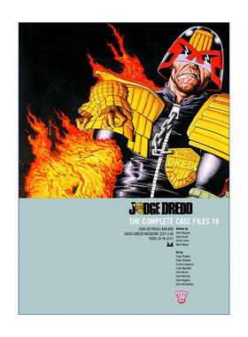 特警判官  英文原版 Judge Dredd Case Files 19 漫画合集19 英文版 进口英语原版书籍