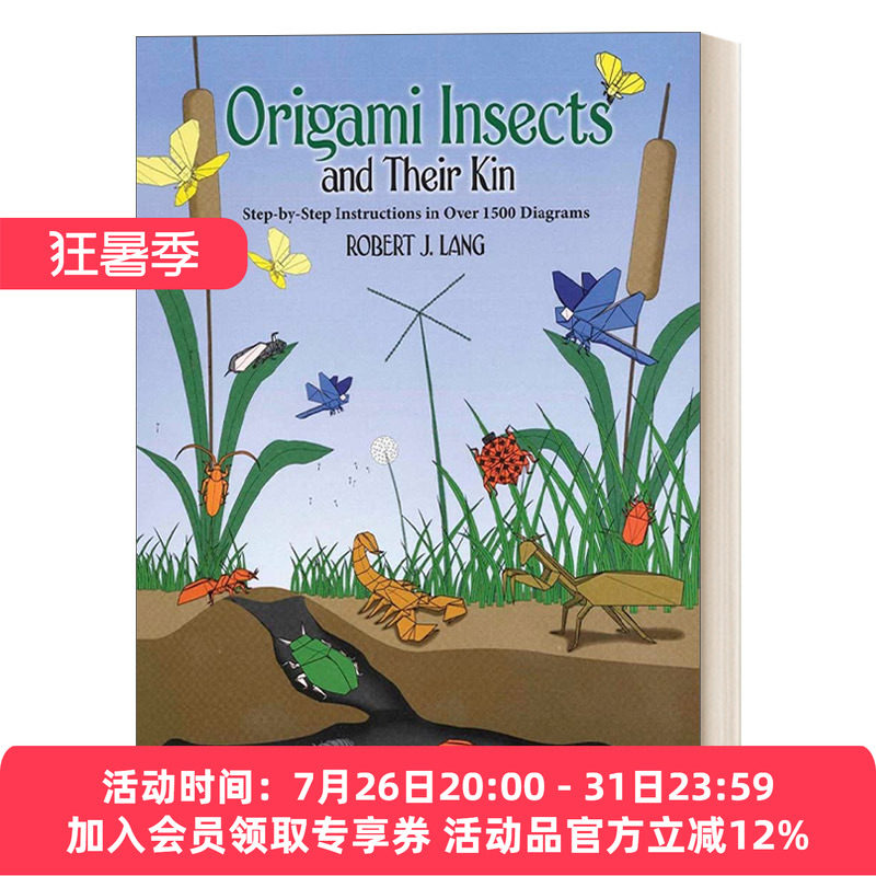 英文原版 Origami Insects 折纸昆虫 英文版 进口英语原版书籍