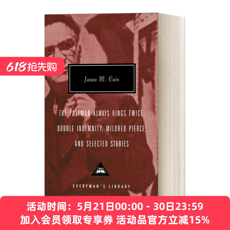 邮差总是按两次铃等短篇小说选集 英文原版 The Postman Always Rings Twice 人人图书馆当代经典系列 精装收藏版 英文版 进口书