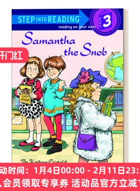 英文原版 Step into Reading 3 - Samantha the Snob 高傲的莎曼 英文版 进口英语原版书籍