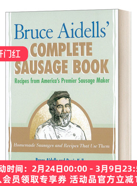 英文原版 布鲁斯 艾德尔斯的完整香肠书 Bruce Aidells's Complete Sausage Book 美国高级香肠制造商的食谱 英文版 进口英语书籍