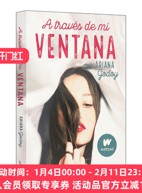 原版 A través de mi ventana Through My Window 隔窗恋爱 西班牙语版 同名电影原著 Ariana Godoy 进口原版书籍