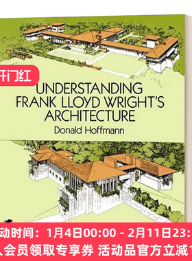 英文原版 Understanding Frank Lloyd Wright's Architecture 了解赖特的建筑 世界现代建筑四位大师之一 英文版 进口英语原版书