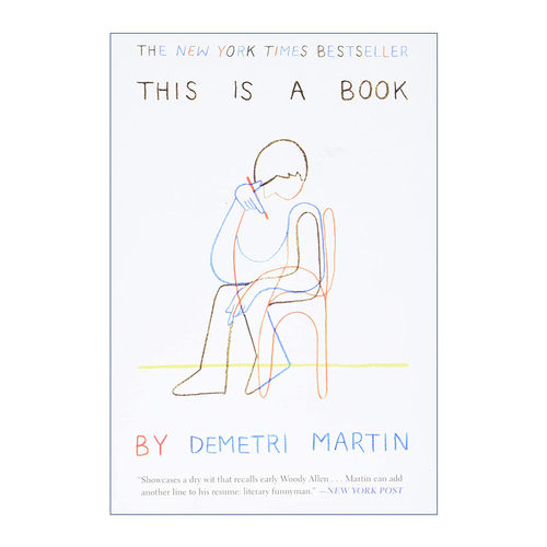 这是一本书  英文原版 This Is a Book 喜剧演员Demetri Martin 英文版 进口英语原版书籍