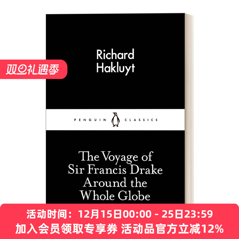 英文原版 The Voyage of Sir Francis Drake Around the Whole Globe 弗兰西斯环游世界 企鹅小黑书 英文版 进口英语原版书籍