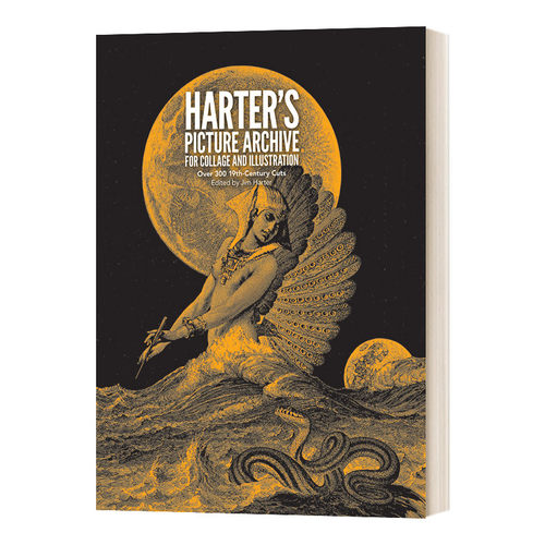 哈特图片档案馆的拼贴和插图 英文原版 Harter's Picture Archive for Collage and Illustration 英文版 进口英语原版书籍