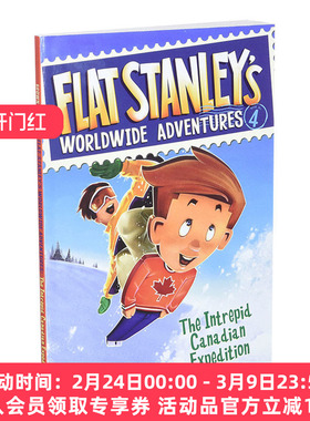 英文原版 Flat Stanley's Worldwide Adventures 4 The Intrepid Canadian Expedition 英文版 进口英语原版书籍