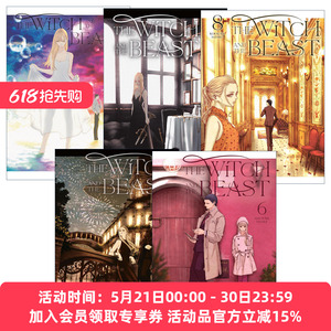 英文原版 The Witch and the Beast 魔女与野兽6-10册 同名动漫漫画 佐竹幸典 讲谈社 英文版 进口英语原版书籍