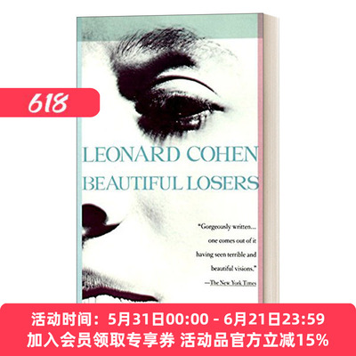 英文原版小说 Beautiful Losers 美丽失败者 Leonard Cohen莱昂纳德·科恩 英文版 进口英语原版书籍