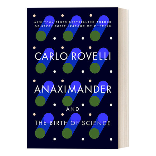 英文原版 Anaximander 阿那克西曼德 科学的诞生 七堂极简物理课作者Carlo Rovelli新作 英文版 进口英语原版书籍