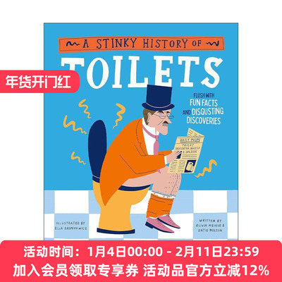 英文原版 A Stinky History of Toilets 厕所的臭历史 精装 英文版 进口英语原版书籍