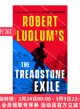 英文原版 Robert Ludlum's The Treadstone Exile 罗伯特·鲁德鲁姆绊脚石的流放 惊悚小说 Joshua Hood 英文版 进口英语原版书籍