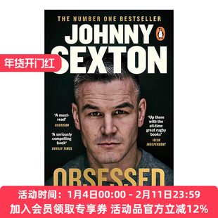 英文原版 Obsessed The Autobiography 痴迷 爱尔兰橄榄球队队长Johnny Sexton约翰尼萨克斯顿自传 英文版 进口英语原版书籍
