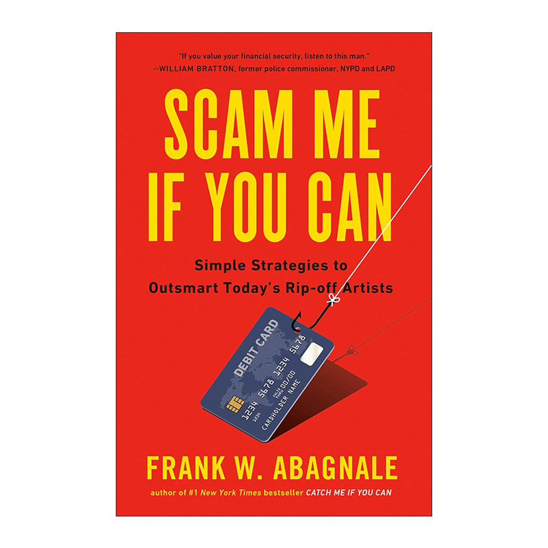 英文原版 Scam Me If You Can 如果你能骗到我 防骗指南 欺诈 猫鼠游戏作者Frank W Abagnale 英文版 进口英语原版书籍