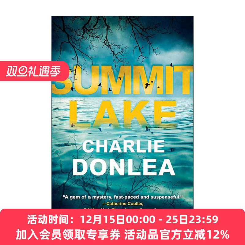 英文原版 Summit Lake 萨米特湖 惊悚推理小说 Charlie Donlea 英文版 进口英语原版书籍