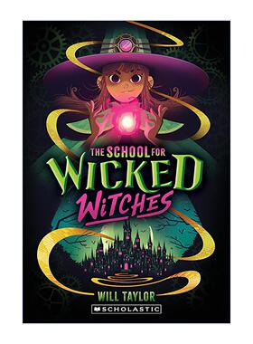 英文原版 The School for Wicked Witches 魔法坏女巫的学校1 奇幻小说 英文版 进口英语原版书籍