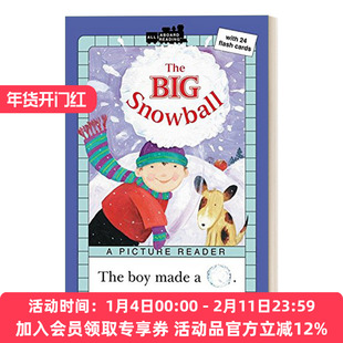 英文原版 The Big Snowball 汪培珽一阶 All Aboard Reading系列 英文版 进口英语原版书籍