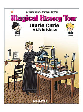 英文原版 Magical History Tour 13 神奇历史之旅 居里夫人 精装儿童漫画 英文版 进口英语原版书籍