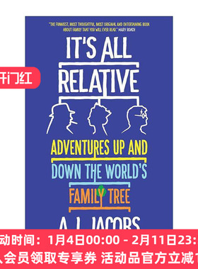 英文原版 It's All Relative 万物的奇妙亲缘 世界家谱的追踪与探索之旅 英文版 进口英语原版书籍