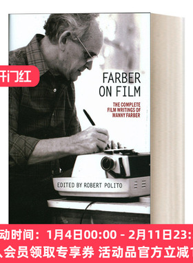 英文原版 Farber on Film a LOA Special Publication 曼尼·法伯关于电影的文集 美国文库 Manny Farber 英文版 进口英语原版书籍