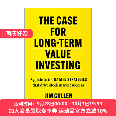 长期价值投资案例  英文原版 The Case for Long-Term Value Investing 推动股市成功的数据和策略指南 精装 进口英语原版书籍