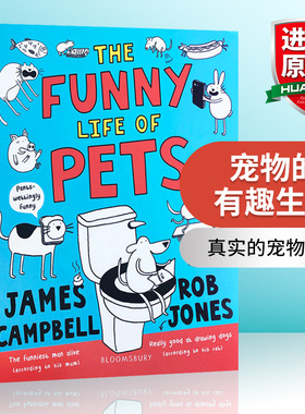 英文原版 The Funny Life of Pets 宠物的有趣生活 儿童读物 英文版 进口英语原版书籍