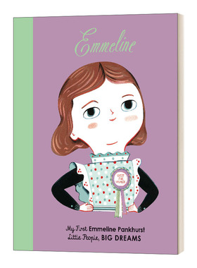 英文原版Little People, Big Dreams： Emmeline Pankhurst 小人物大梦想纸板书 米琳·潘克赫斯特