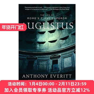 奥古斯都 英文原版 Augustus 古罗马帝国开国皇帝屋大维的一生 历史 Anthony Everitt 英文版 进口英语原版书籍
