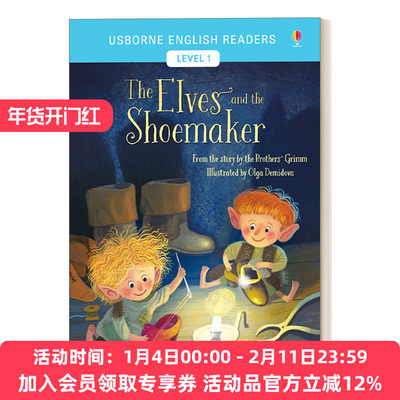 英文原版 English Readers Level 1 The Elves and the Shoemaker 分级阅读1 精灵与鞋匠 英文版 进口英语原版书籍