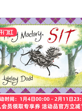 毛毛狗逃课  英文原版 Hairy Maclary Sit 新西兰作家Lynley Dodd经典儿童绘本 英文版 进口英语原版书籍