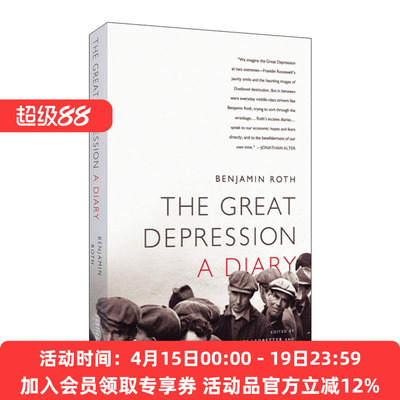 英文原版 The Great Depression A Diary 美国大萧条时期 日记 英文版 进口英语原版书籍