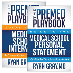 英文原版 The Premed Playbook Guide 医学院面试指南2册 MCAT备考 大学成功申请建议 英文版 进口英语原版书籍
